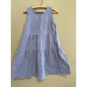 UNIVERSAL THREAD Sleeveless Tiered 100% Cotton Gauzy Babydoll Dress Lavender S‎